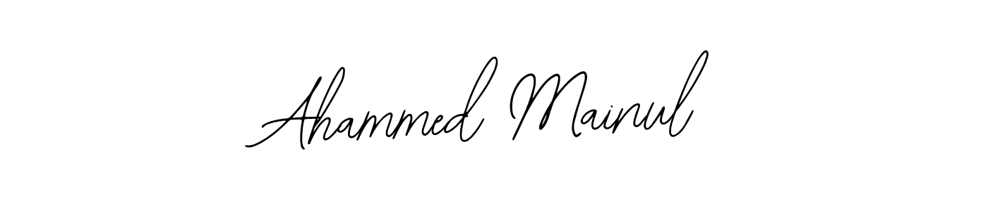 Ahammed Mainul stylish signature style. Best Handwritten Sign (Bearetta-2O07w) for my name. Handwritten Signature Collection Ideas for my name Ahammed Mainul. Ahammed Mainul signature style 12 images and pictures png