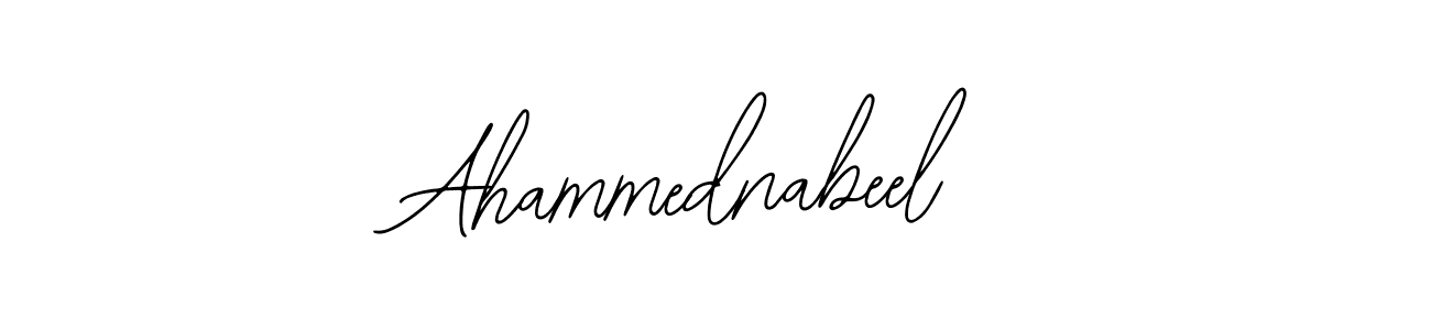 Also You can easily find your signature by using the search form. We will create Ahammednabeel name handwritten signature images for you free of cost using Bearetta-2O07w sign style. Ahammednabeel signature style 12 images and pictures png