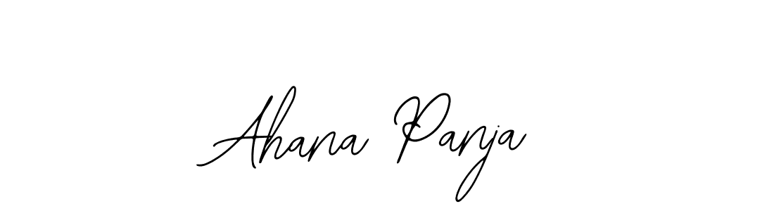 Design your own signature with our free online signature maker. With this signature software, you can create a handwritten (Bearetta-2O07w) signature for name Ahana Panja. Ahana Panja signature style 12 images and pictures png