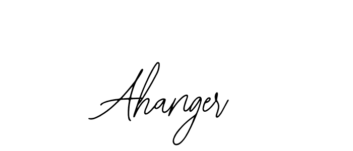 Ahanger stylish signature style. Best Handwritten Sign (Bearetta-2O07w) for my name. Handwritten Signature Collection Ideas for my name Ahanger. Ahanger signature style 12 images and pictures png