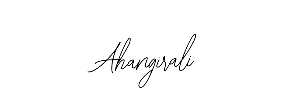 Bearetta-2O07w is a professional signature style that is perfect for those who want to add a touch of class to their signature. It is also a great choice for those who want to make their signature more unique. Get Ahangirali name to fancy signature for free. Ahangirali signature style 12 images and pictures png