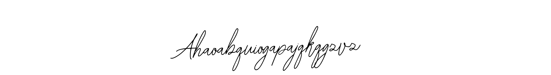 How to Draw Ahaoabquiogapajqkqgzvz signature style? Bearetta-2O07w is a latest design signature styles for name Ahaoabquiogapajqkqgzvz. Ahaoabquiogapajqkqgzvz signature style 12 images and pictures png