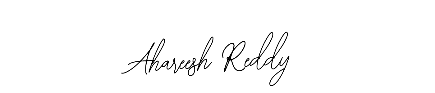 You should practise on your own different ways (Bearetta-2O07w) to write your name (Ahareesh Reddy) in signature. don't let someone else do it for you. Ahareesh Reddy signature style 12 images and pictures png