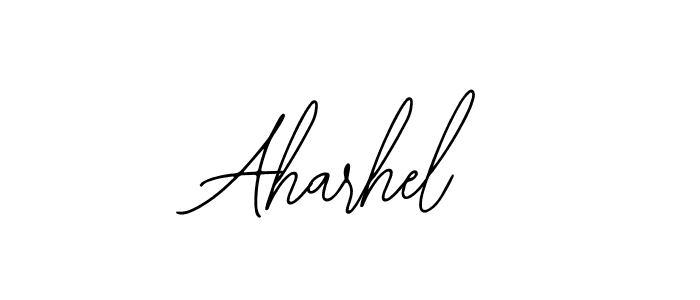 You should practise on your own different ways (Bearetta-2O07w) to write your name (Aharhel) in signature. don't let someone else do it for you. Aharhel signature style 12 images and pictures png