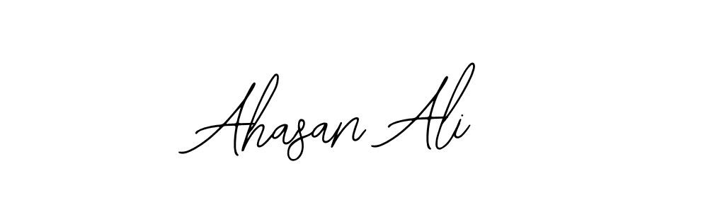 The best way (Bearetta-2O07w) to make a short signature is to pick only two or three words in your name. The name Ahasan Ali include a total of six letters. For converting this name. Ahasan Ali signature style 12 images and pictures png