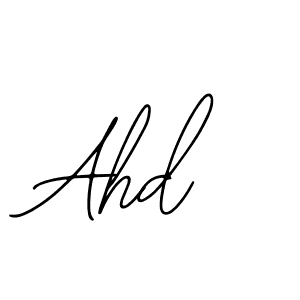 Create a beautiful signature design for name Ahd. With this signature (Bearetta-2O07w) fonts, you can make a handwritten signature for free. Ahd signature style 12 images and pictures png