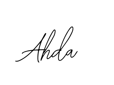 Also You can easily find your signature by using the search form. We will create Ahda name handwritten signature images for you free of cost using Bearetta-2O07w sign style. Ahda signature style 12 images and pictures png