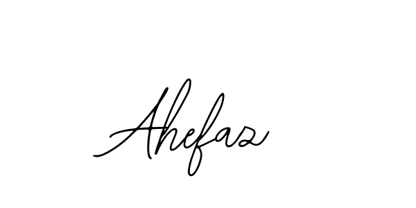 How to make Ahefaz name signature. Use Bearetta-2O07w style for creating short signs online. This is the latest handwritten sign. Ahefaz signature style 12 images and pictures png