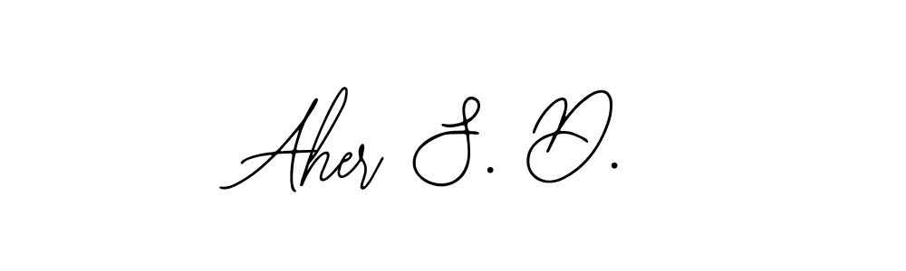 How to Draw Aher S. D. signature style? Bearetta-2O07w is a latest design signature styles for name Aher S. D.. Aher S. D. signature style 12 images and pictures png