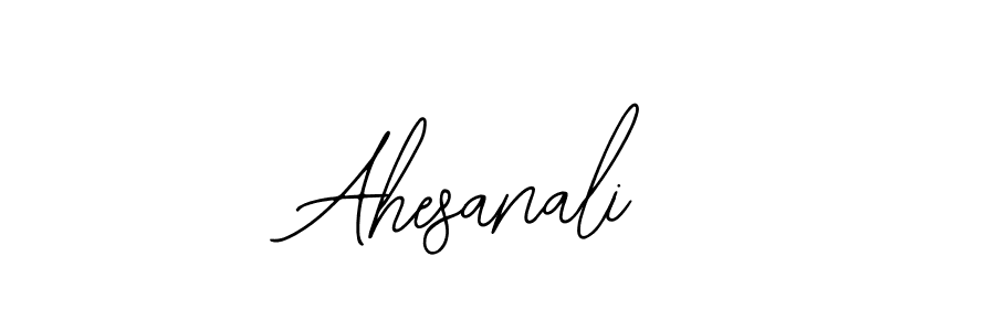 Also we have Ahesanali name is the best signature style. Create professional handwritten signature collection using Bearetta-2O07w autograph style. Ahesanali signature style 12 images and pictures png