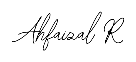 Quickly download Ahfaizal R name signature in high-resolution PNG using Bearetta-2O07w style. Ready to insert into PDFs and online applications. Ahfaizal R signature style 12 images and pictures png