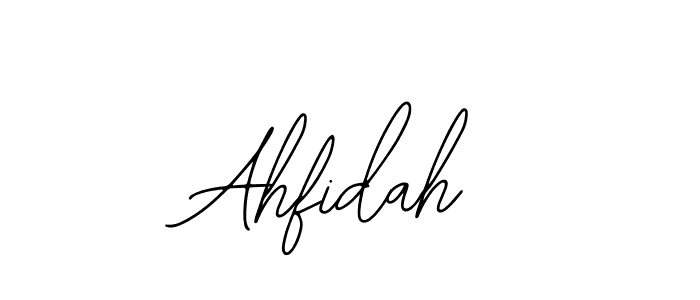 Ahfidah stylish signature style. Best Handwritten Sign (Bearetta-2O07w) for my name. Handwritten Signature Collection Ideas for my name Ahfidah. Ahfidah signature style 12 images and pictures png