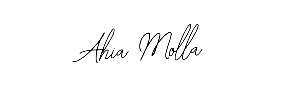 Similarly Bearetta-2O07w is the best handwritten signature design. Signature creator online .You can use it as an online autograph creator for name Ahia Molla. Ahia Molla signature style 12 images and pictures png