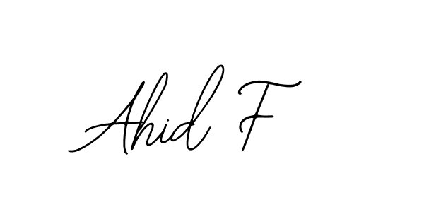 How to make Ahid F signature? Bearetta-2O07w is a professional autograph style. Create handwritten signature for Ahid F name. Ahid F signature style 12 images and pictures png