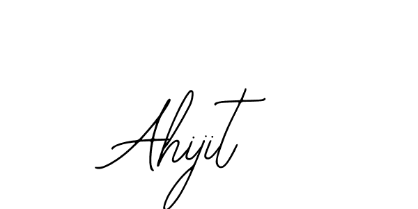 Design your own signature with our free online signature maker. With this signature software, you can create a handwritten (Bearetta-2O07w) signature for name Ahijit. Ahijit signature style 12 images and pictures png