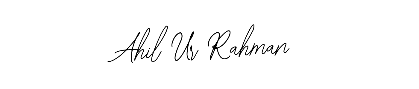 Make a beautiful signature design for name Ahil Ur Rahman. With this signature (Bearetta-2O07w) style, you can create a handwritten signature for free. Ahil Ur Rahman signature style 12 images and pictures png