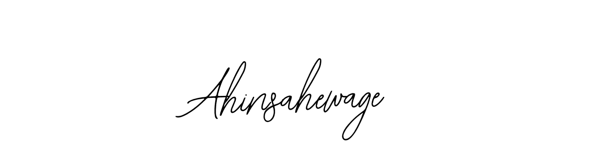 The best way (Bearetta-2O07w) to make a short signature is to pick only two or three words in your name. The name Ahinsahewage include a total of six letters. For converting this name. Ahinsahewage signature style 12 images and pictures png