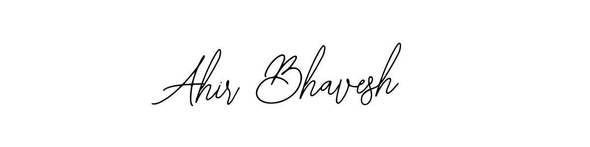 You can use this online signature creator to create a handwritten signature for the name Ahir Bhavesh. This is the best online autograph maker. Ahir Bhavesh signature style 12 images and pictures png