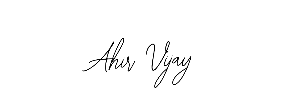 You can use this online signature creator to create a handwritten signature for the name Ahir Vijay. This is the best online autograph maker. Ahir Vijay signature style 12 images and pictures png