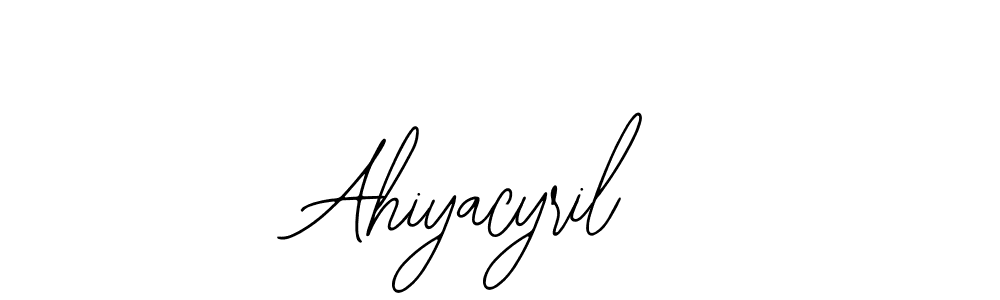 The best way (Bearetta-2O07w) to make a short signature is to pick only two or three words in your name. The name Ahiyacyril include a total of six letters. For converting this name. Ahiyacyril signature style 12 images and pictures png