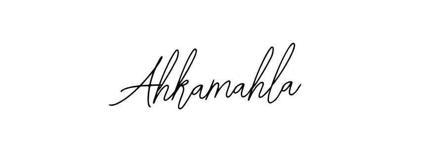 How to make Ahkamahla name signature. Use Bearetta-2O07w style for creating short signs online. This is the latest handwritten sign. Ahkamahla signature style 12 images and pictures png