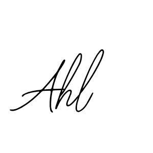 How to Draw Ahl signature style? Bearetta-2O07w is a latest design signature styles for name Ahl. Ahl signature style 12 images and pictures png