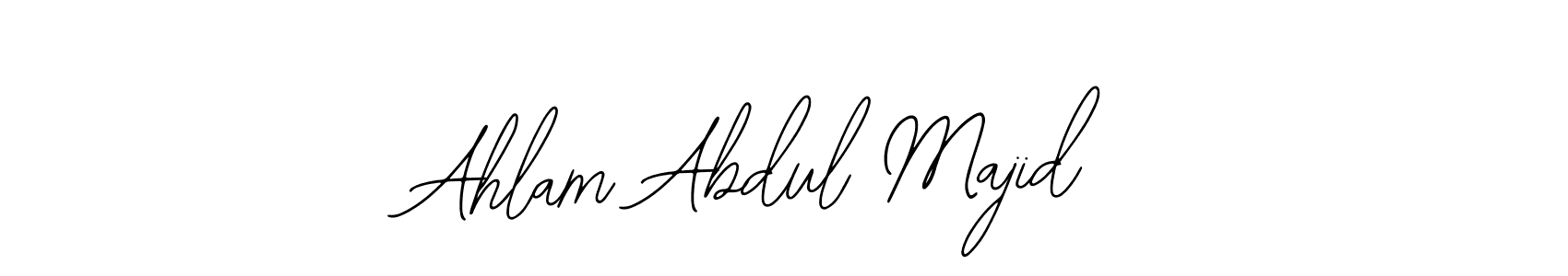 How to make Ahlam Abdul Majid signature? Bearetta-2O07w is a professional autograph style. Create handwritten signature for Ahlam Abdul Majid name. Ahlam Abdul Majid signature style 12 images and pictures png