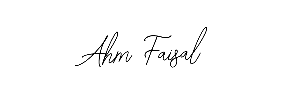 Create a beautiful signature design for name Ahm Faisal. With this signature (Bearetta-2O07w) fonts, you can make a handwritten signature for free. Ahm Faisal signature style 12 images and pictures png