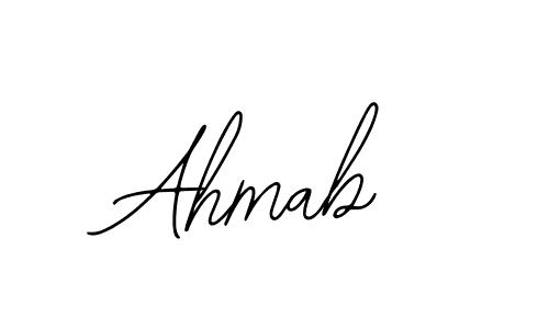 Also we have Ahmab name is the best signature style. Create professional handwritten signature collection using Bearetta-2O07w autograph style. Ahmab signature style 12 images and pictures png