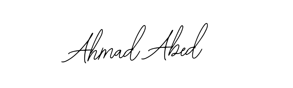 Create a beautiful signature design for name Ahmad Abed. With this signature (Bearetta-2O07w) fonts, you can make a handwritten signature for free. Ahmad Abed signature style 12 images and pictures png