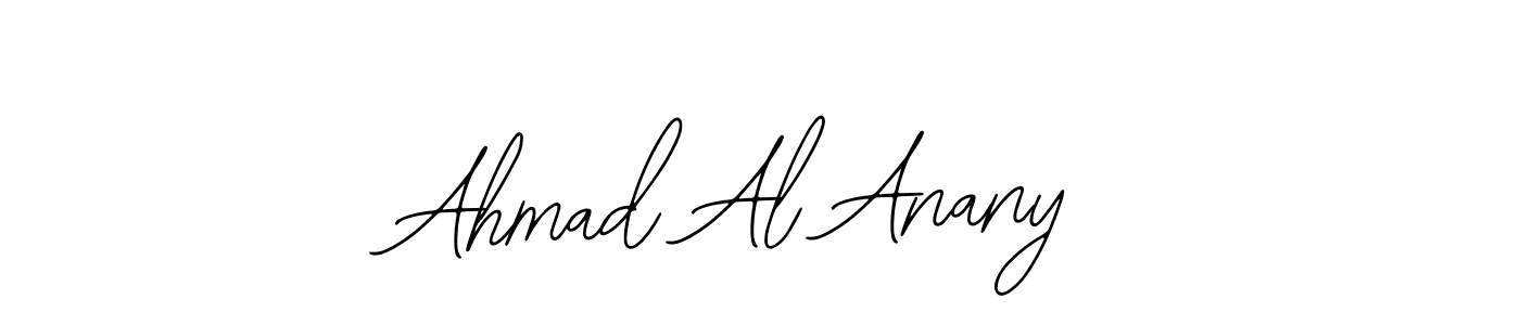 Also we have Ahmad Al Anany name is the best signature style. Create professional handwritten signature collection using Bearetta-2O07w autograph style. Ahmad Al Anany signature style 12 images and pictures png