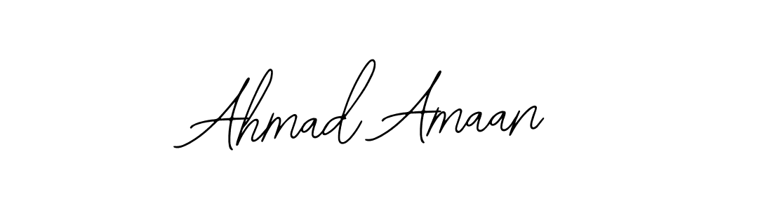 Also You can easily find your signature by using the search form. We will create Ahmad Amaan name handwritten signature images for you free of cost using Bearetta-2O07w sign style. Ahmad Amaan signature style 12 images and pictures png