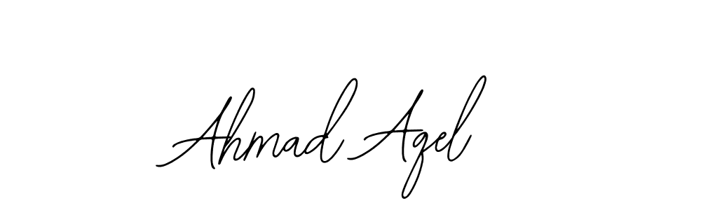 You should practise on your own different ways (Bearetta-2O07w) to write your name (Ahmad Aqel) in signature. don't let someone else do it for you. Ahmad Aqel signature style 12 images and pictures png