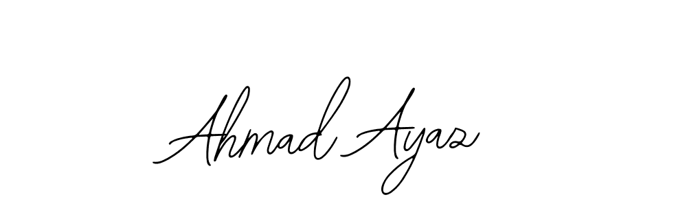 Use a signature maker to create a handwritten signature online. With this signature software, you can design (Bearetta-2O07w) your own signature for name Ahmad Ayaz. Ahmad Ayaz signature style 12 images and pictures png