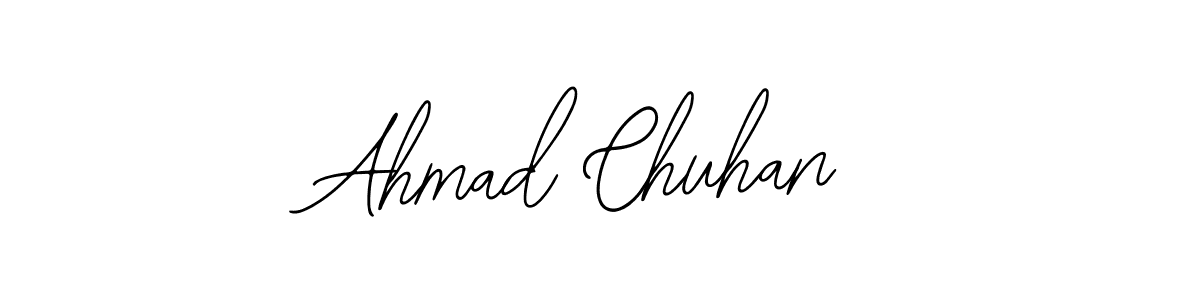 Use a signature maker to create a handwritten signature online. With this signature software, you can design (Bearetta-2O07w) your own signature for name Ahmad Chuhan. Ahmad Chuhan signature style 12 images and pictures png