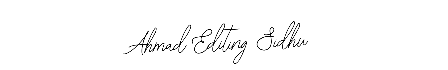 The best way (Bearetta-2O07w) to make a short signature is to pick only two or three words in your name. The name Ahmad Editing Sidhu include a total of six letters. For converting this name. Ahmad Editing Sidhu signature style 12 images and pictures png