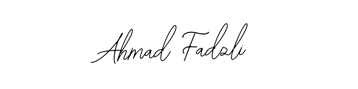 You should practise on your own different ways (Bearetta-2O07w) to write your name (Ahmad Fadzli) in signature. don't let someone else do it for you. Ahmad Fadzli signature style 12 images and pictures png