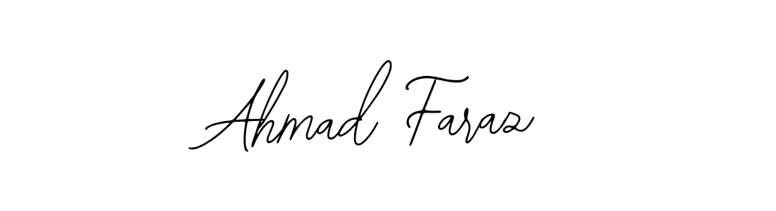 Make a beautiful signature design for name Ahmad Faraz. With this signature (Bearetta-2O07w) style, you can create a handwritten signature for free. Ahmad Faraz signature style 12 images and pictures png