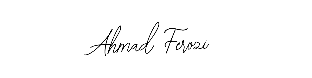The best way (Bearetta-2O07w) to make a short signature is to pick only two or three words in your name. The name Ahmad Ferozi include a total of six letters. For converting this name. Ahmad Ferozi signature style 12 images and pictures png