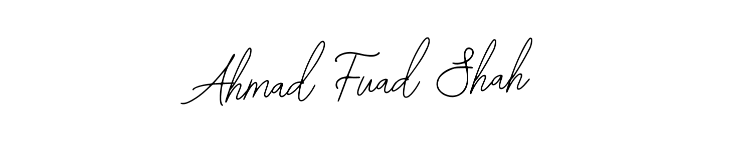 Use a signature maker to create a handwritten signature online. With this signature software, you can design (Bearetta-2O07w) your own signature for name Ahmad Fuad Shah. Ahmad Fuad Shah signature style 12 images and pictures png