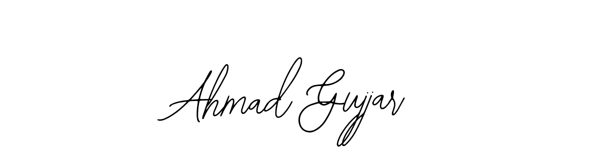 The best way (Bearetta-2O07w) to make a short signature is to pick only two or three words in your name. The name Ahmad Gujjar include a total of six letters. For converting this name. Ahmad Gujjar signature style 12 images and pictures png