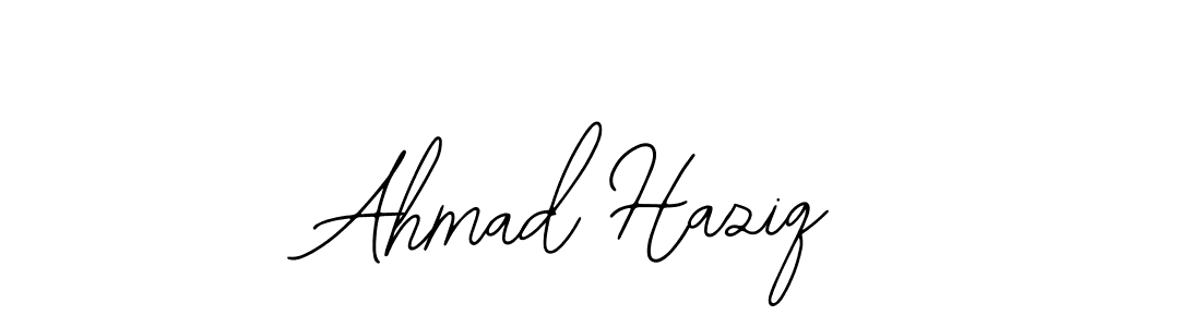 Create a beautiful signature design for name Ahmad Haziq. With this signature (Bearetta-2O07w) fonts, you can make a handwritten signature for free. Ahmad Haziq signature style 12 images and pictures png