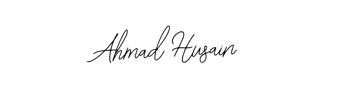 Also You can easily find your signature by using the search form. We will create Ahmad Husain name handwritten signature images for you free of cost using Bearetta-2O07w sign style. Ahmad Husain signature style 12 images and pictures png