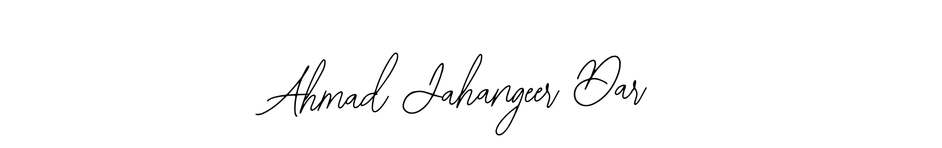 How to Draw Ahmad Jahangeer Dar signature style? Bearetta-2O07w is a latest design signature styles for name Ahmad Jahangeer Dar. Ahmad Jahangeer Dar signature style 12 images and pictures png