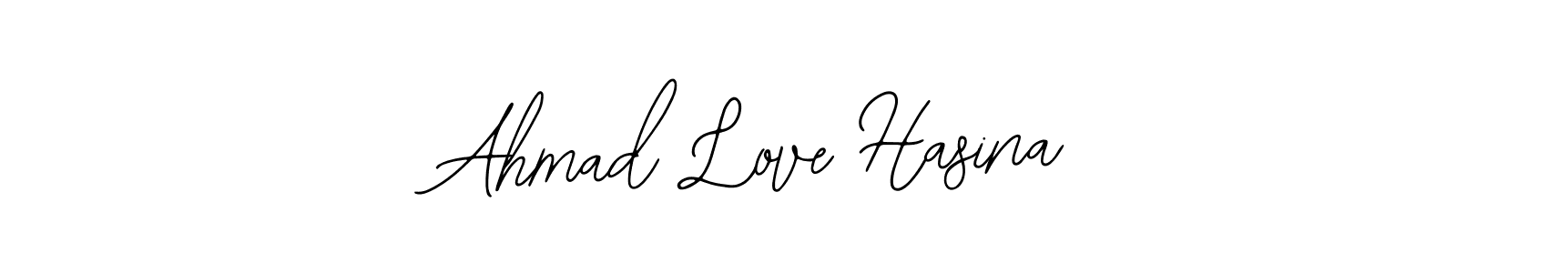 Use a signature maker to create a handwritten signature online. With this signature software, you can design (Bearetta-2O07w) your own signature for name Ahmad Love Hasina. Ahmad Love Hasina signature style 12 images and pictures png