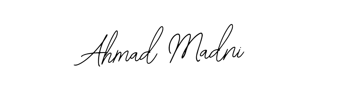 Use a signature maker to create a handwritten signature online. With this signature software, you can design (Bearetta-2O07w) your own signature for name Ahmad Madni. Ahmad Madni signature style 12 images and pictures png