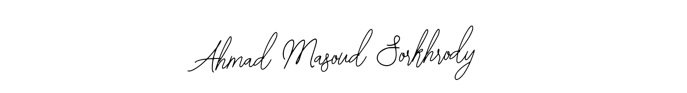 See photos of Ahmad Masoud Sorkhrody official signature by Spectra . Check more albums & portfolios. Read reviews & check more about Bearetta-2O07w font. Ahmad Masoud Sorkhrody signature style 12 images and pictures png