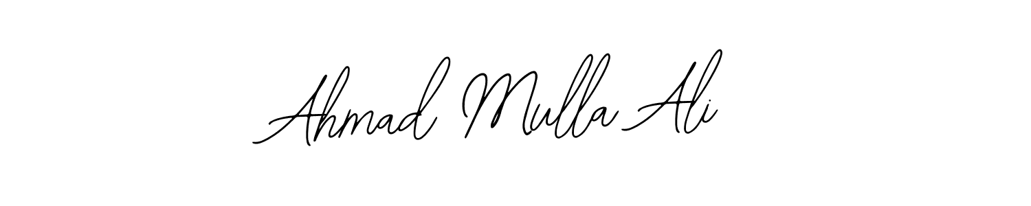 It looks lik you need a new signature style for name Ahmad Mulla Ali. Design unique handwritten (Bearetta-2O07w) signature with our free signature maker in just a few clicks. Ahmad Mulla Ali signature style 12 images and pictures png