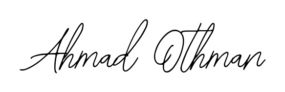 Enhance your business communications with Ahmad Othman signature in Bearetta-2O07w lettering. Clean, modern, and universally compatible. Ahmad Othman signature style 12 images and pictures png