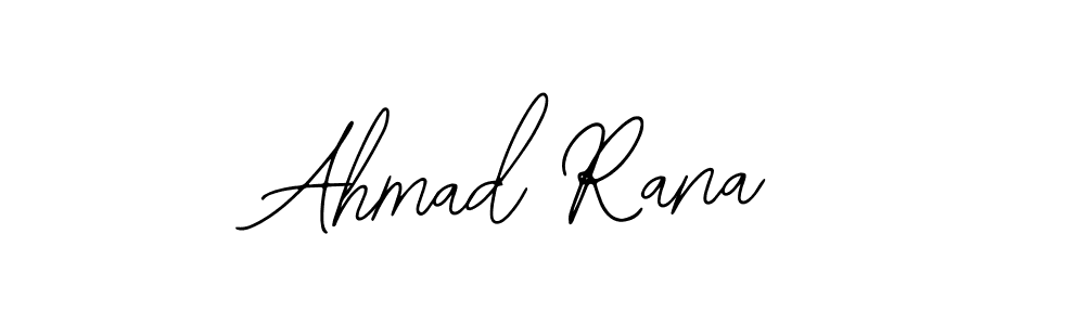 How to make Ahmad Rana signature? Bearetta-2O07w is a professional autograph style. Create handwritten signature for Ahmad Rana name. Ahmad Rana signature style 12 images and pictures png